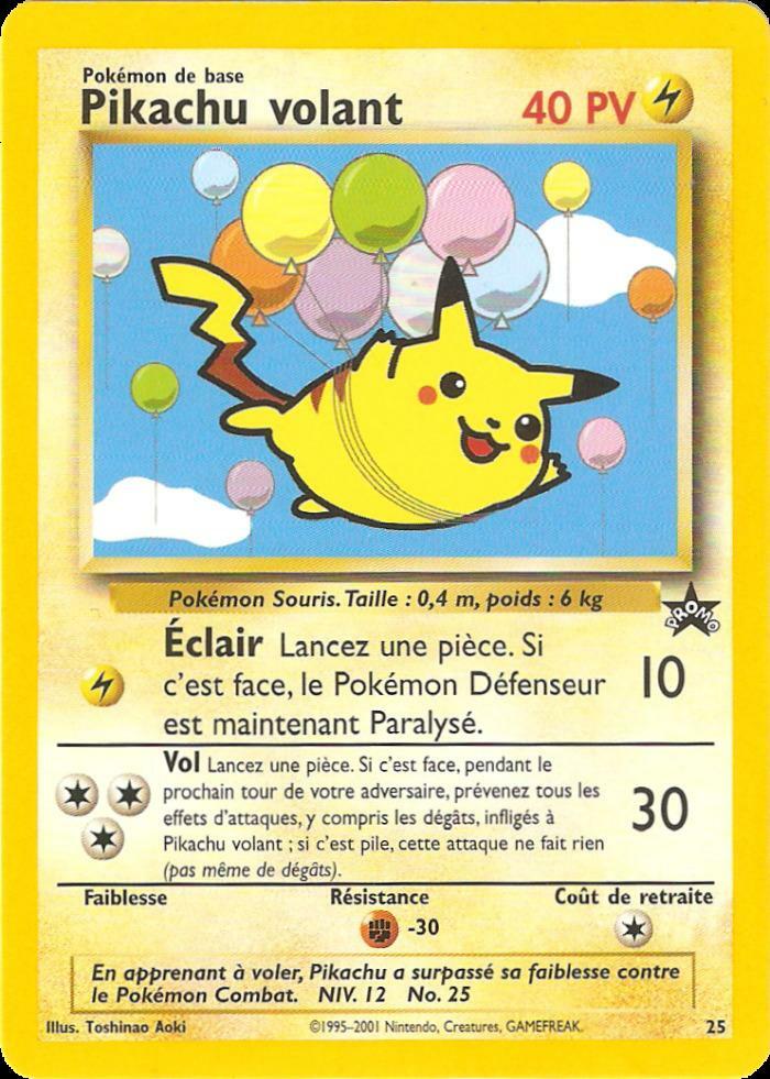 Carte Pokémon: Pikachu volant