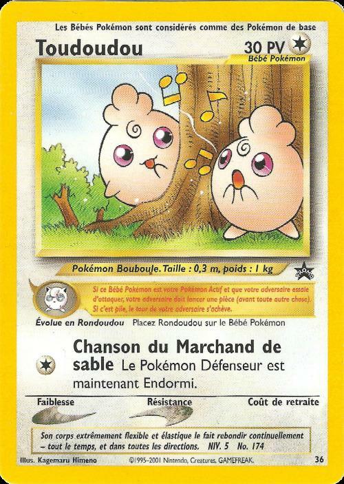 Carte Pokémon: Toudoudou