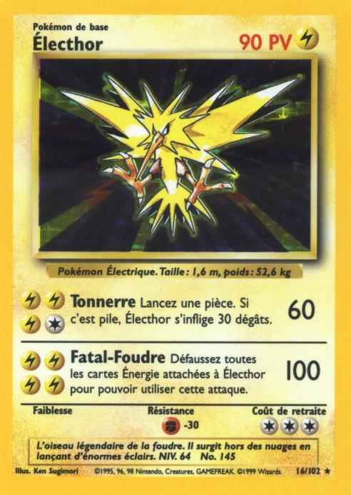 Carte Pokémon: Électhor