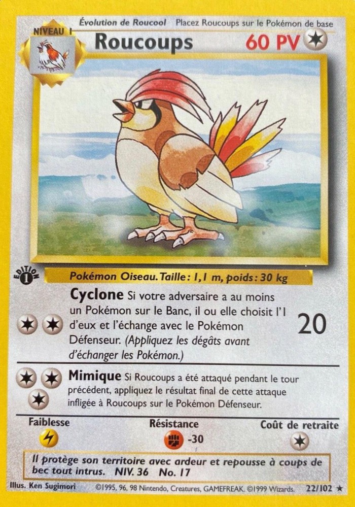 Carte Pokémon: Roucoups