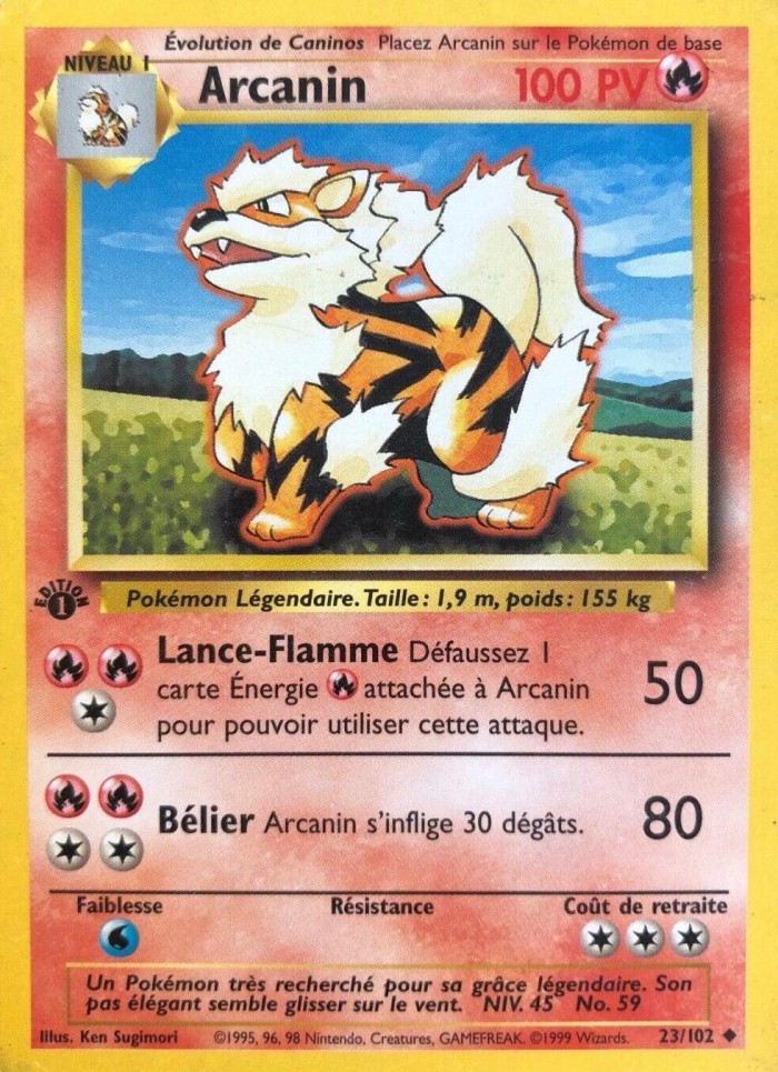 Carte Pokémon: Arcanin