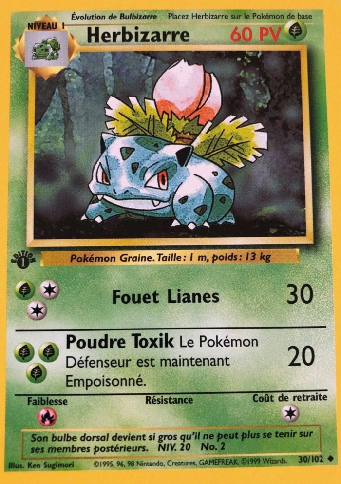 Carte Pokémon: Herbizarre