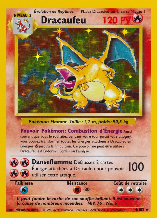 Carte Pokémon: Dracaufeu