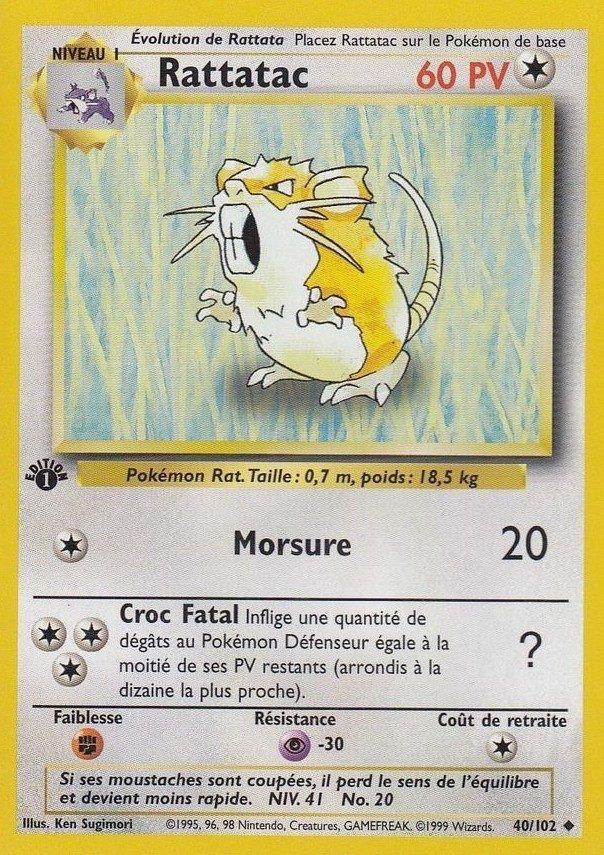 Carte Pokémon: Rattatac