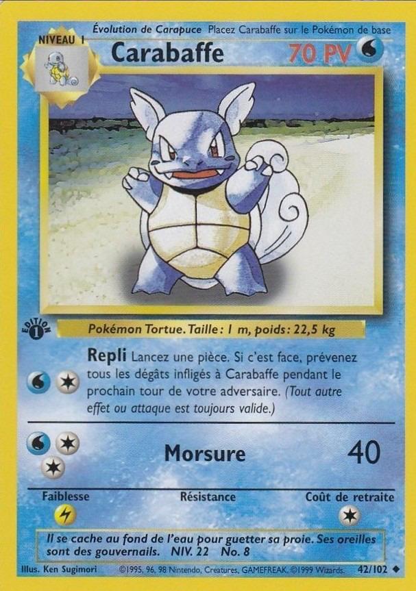 Carte Pokémon: Carabaffe