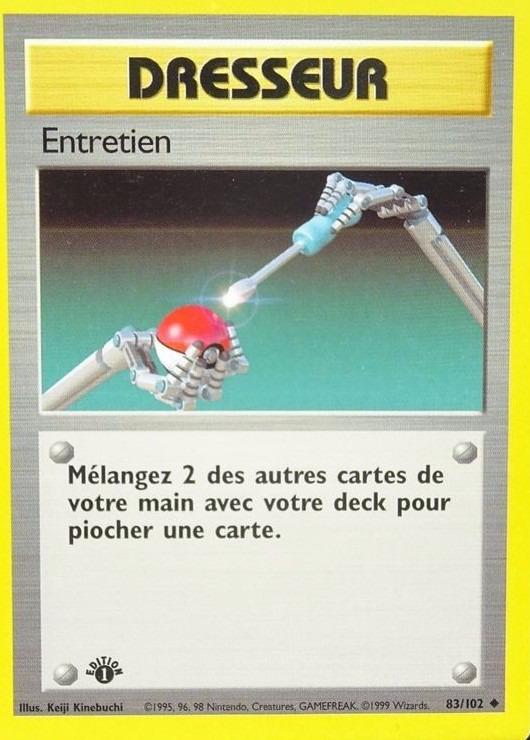 Carte Pokémon: Entretien