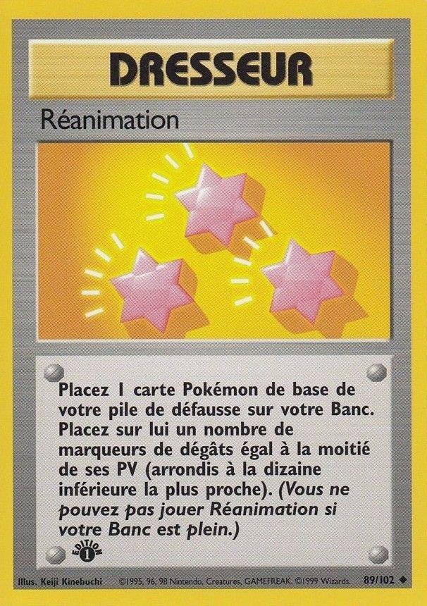 Carte Pokémon: Réanimation