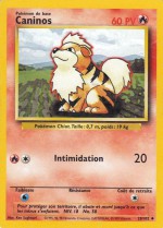 Carte Pokémon: Caninos