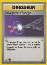 Carte Pokémon: Sauvegarde d'Énergie