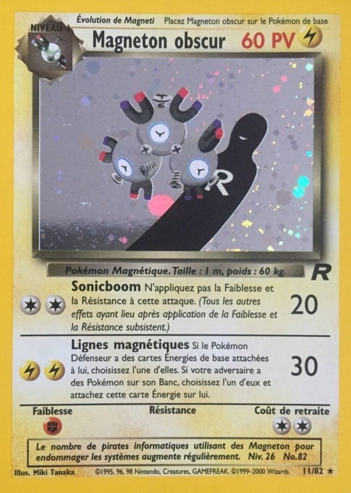 Carte Pokémon: Magneton obscur