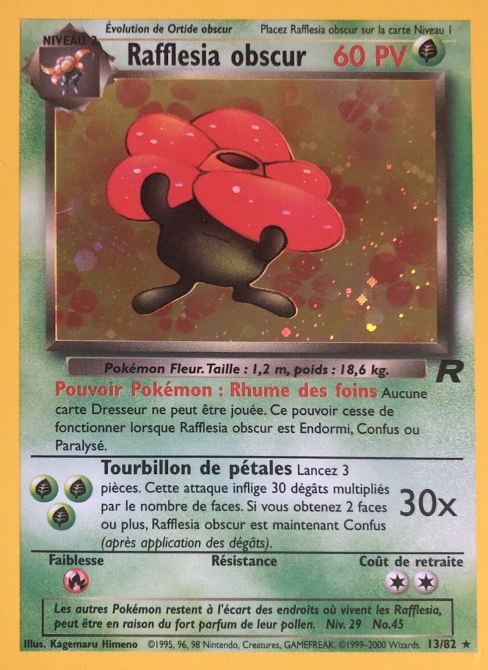 Carte Pokémon: Rafflesia obscur