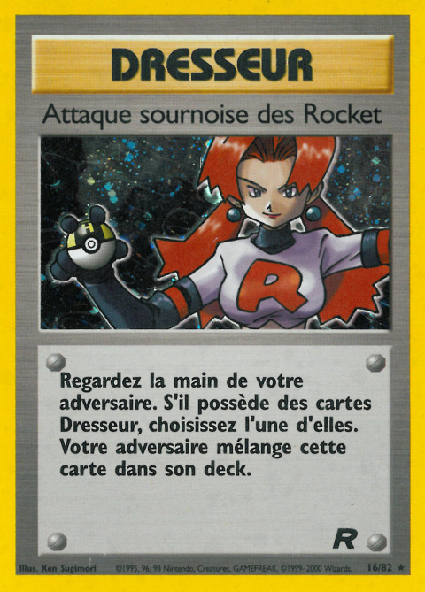 Carte Pokémon: Attaque sournoise des Rocket