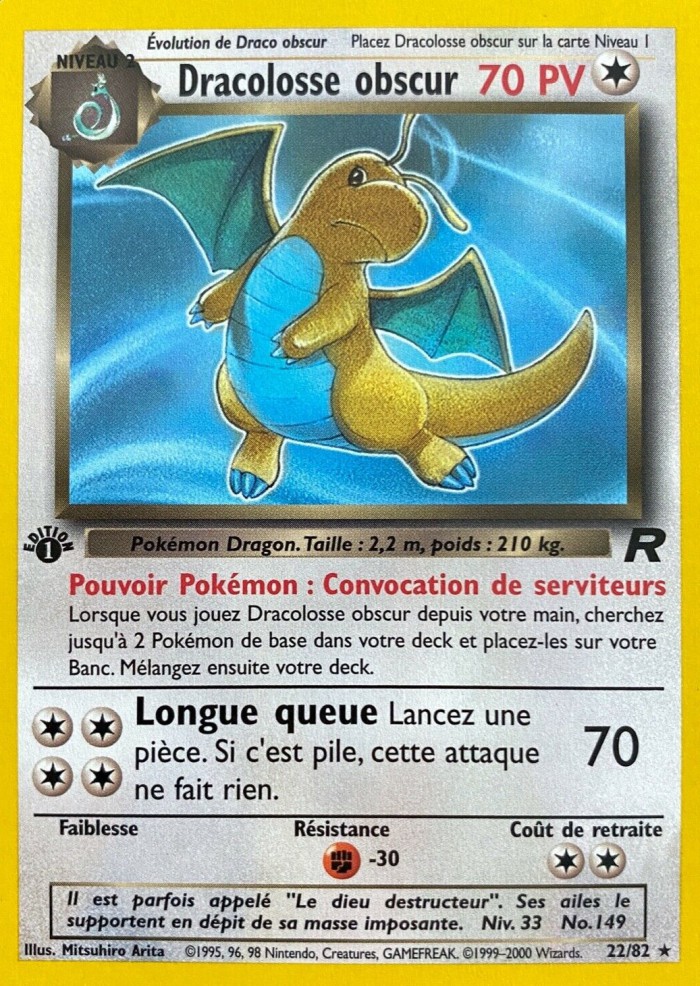 Carte Pokémon: Dracolosse obscur