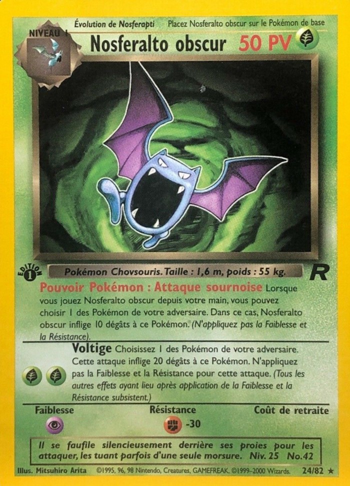 Carte Pokémon: Nosferalto obscur