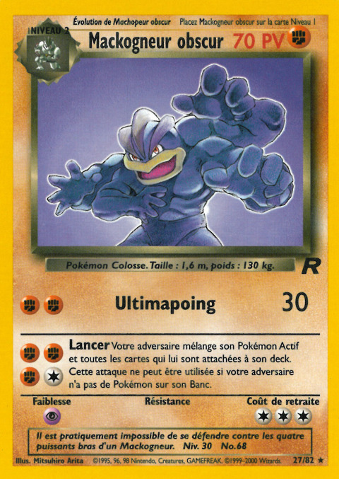 Carte Pokémon: Mackogneur obscur