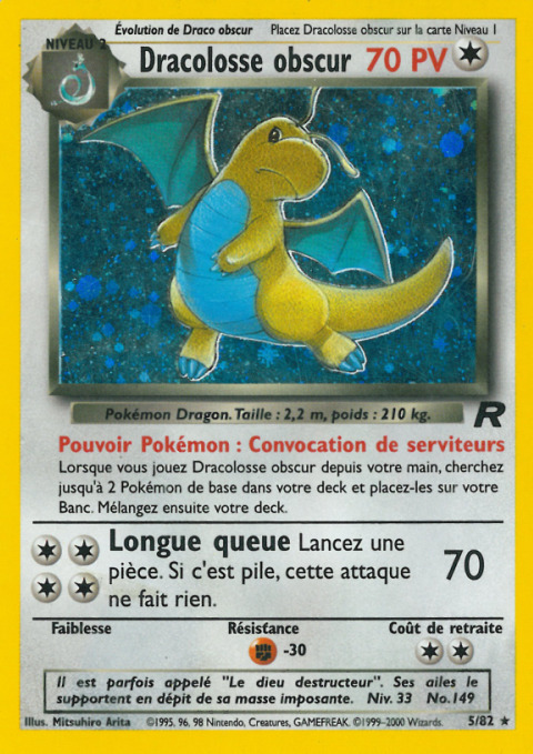 Carte Pokémon: Dracolosse obscur