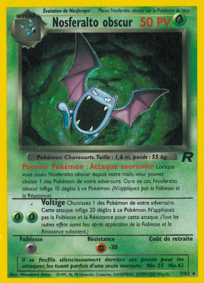 Carte Pokémon: Nosferalto obscur