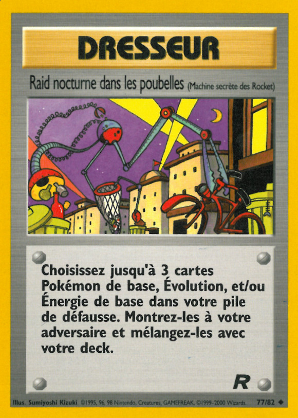 Carte Pokémon: Raid nocturne dans les poubelles