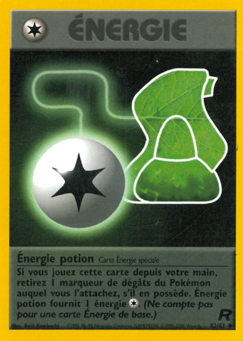 Carte Pokémon: Énergie potion