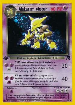 Carte Pokémon: Alakazam obscur