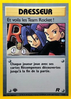 Carte Pokémon: Et voila les Team Rocket !