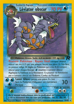 Carte Pokémon: Léviator obscur