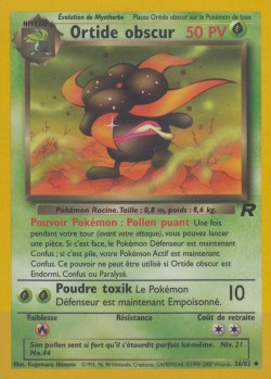 Carte Pokémon: Ortide obscur