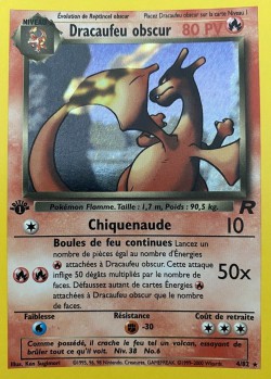 Carte Pokémon: Dracaufeu obscur