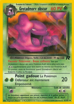 Carte Pokémon: Grotadmorv obscur