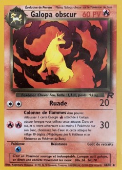 Carte Pokémon: Galopa obscur