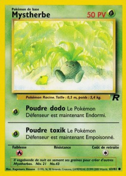 Carte Pokémon: Mystherbe