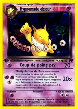 Carte Pokémon: Hypnomade obscur