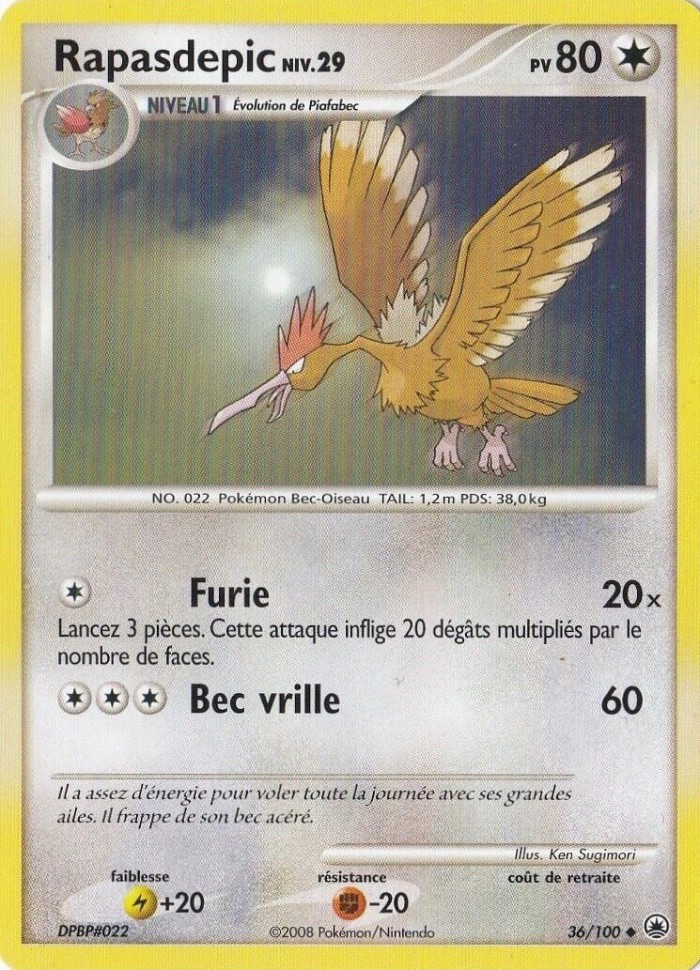 Carte Pokémon: Rapasdepic