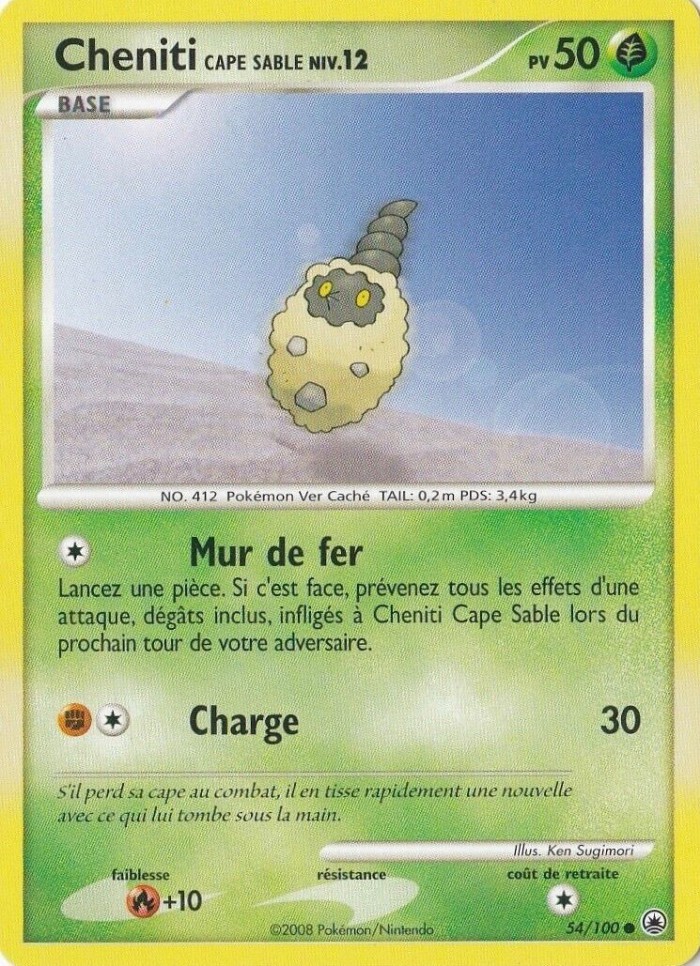 Carte Pokémon: Cheniti Cape Sable