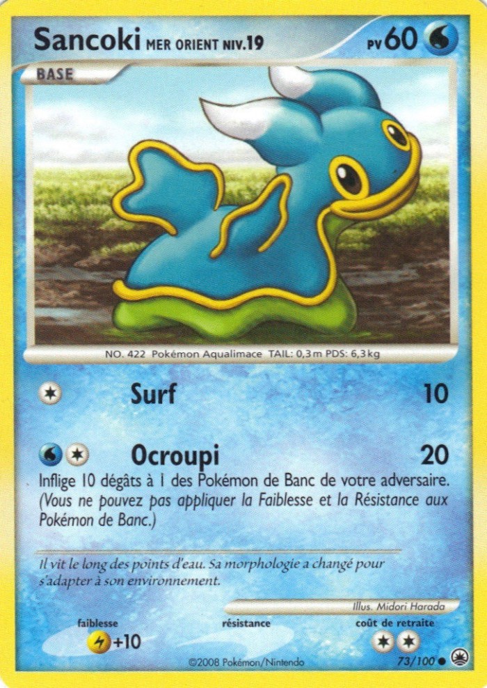 Carte Pokémon: Sancoki Mer Orient