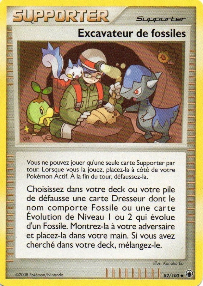 Carte Pokémon: Excavateur de fossiles