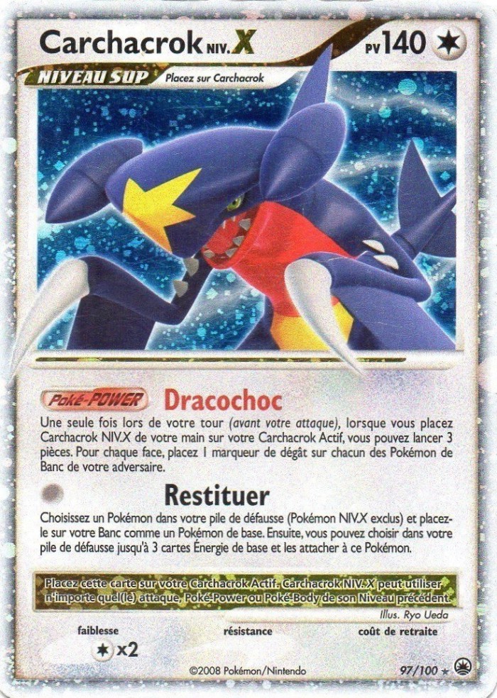 Carte Pokémon: Carchacrok NIV.X