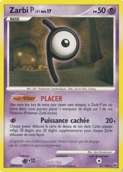 Carte Pokémon: Zarbi [P]