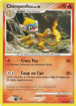 Carte Pokémon: Chimpenfeu