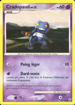 Carte Pokémon: Cradopaud