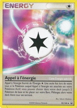 Carte Pokémon: Appel à l'énergie