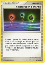 Carte Pokémon: Restauration d'énergie