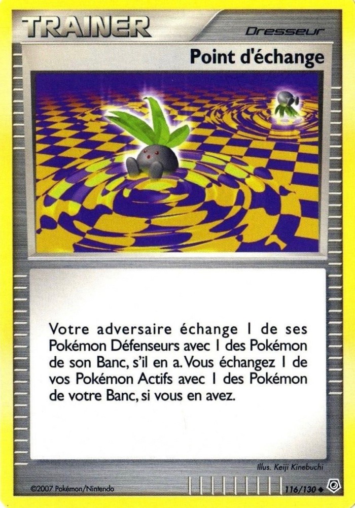 Carte Pokémon: Point d'échange