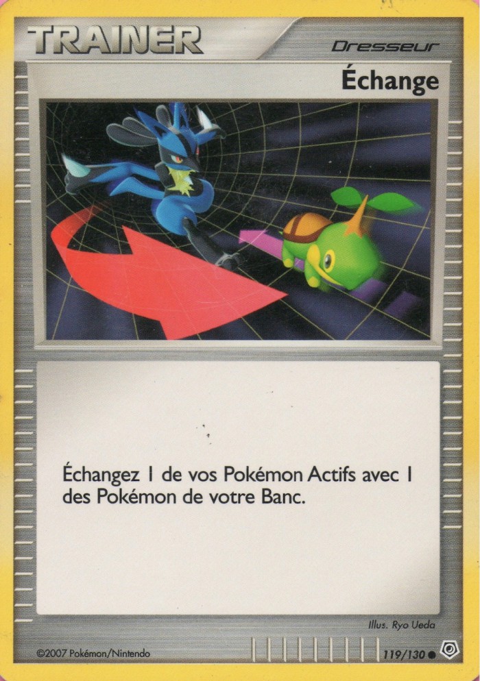 Carte Pokémon: Échange