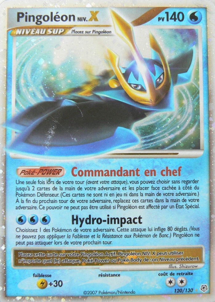 Carte Pokémon: Pingoléon NIV.X