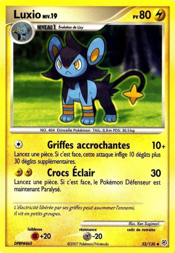 Carte Pokémon: Luxio