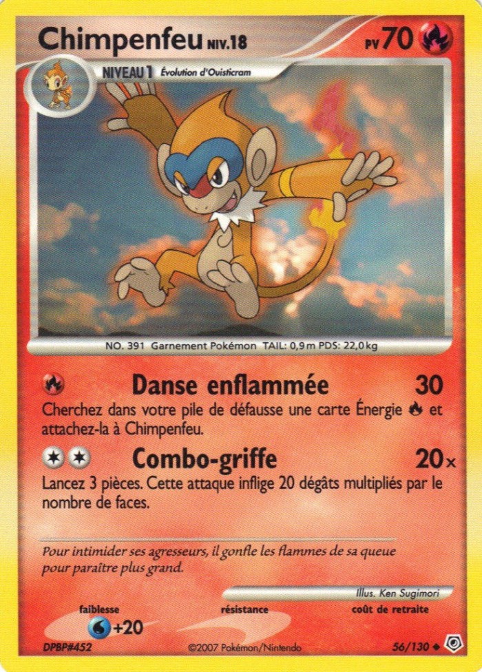 Carte Pokémon: Chimpenfeu