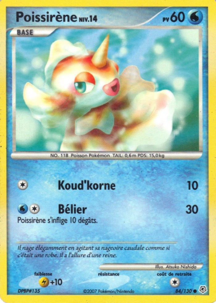 Carte Pokémon: Poissirène