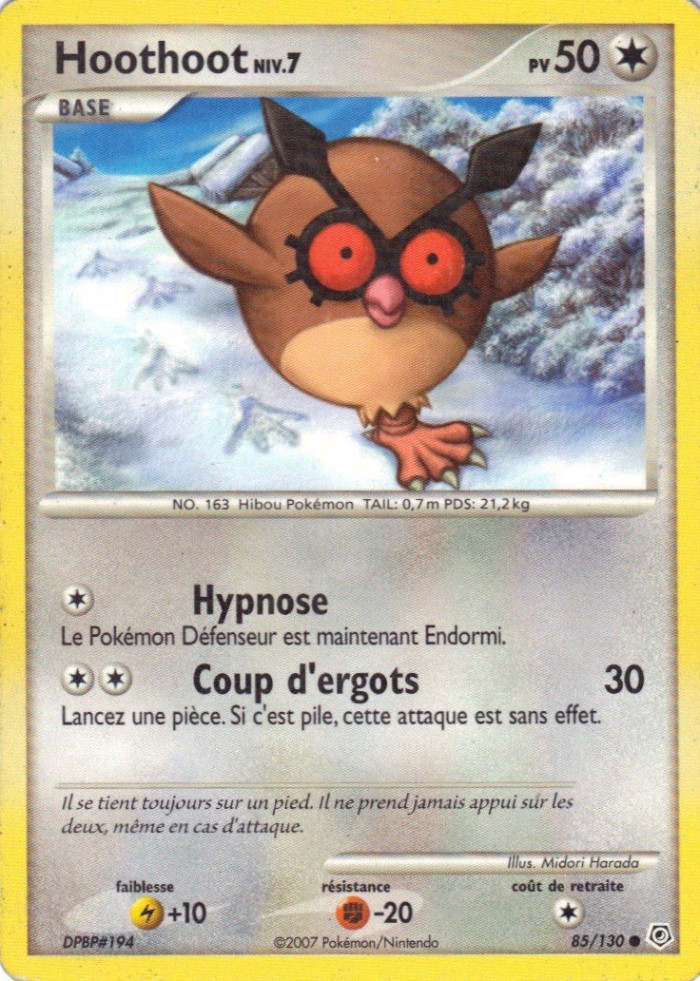 Carte Pokémon: Hoothoot