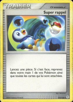 Carte Pokémon: Super rappel